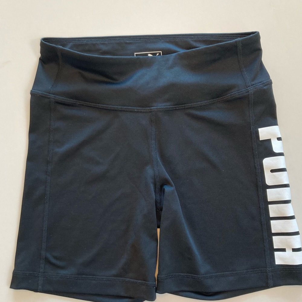 Black puma shorts